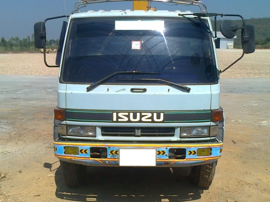 ISUZU FTR32HR 195 กระบะคาร์โก้ ติดเครน 3 ตัน หางไฮดรอลิก บรรทุกคูโบต้า
