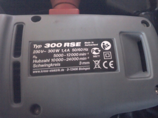 เครื่องขัดกระดาษทรายเกรดสูง ของสวิตเซอร์แลนด์  ยี่ห้อ Kress