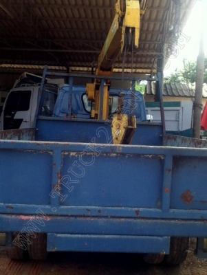 รถบรรทุก 6 ล้อ ติดเครน ยี่ห้อ ISUZU ติดเครน 2.5 ตัน 85 แรงม้า
