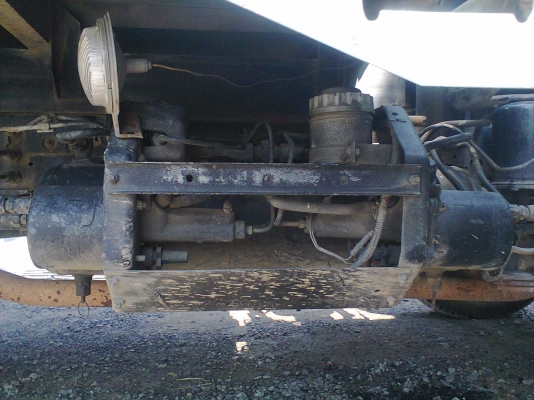 ขาย6ล้อร๊อคกี้195เครื่อง6HE1กระบะบรรทุกคอกสูงยาว5.50เมตรพร้อมใช้