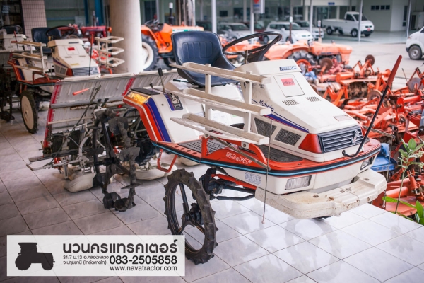 รถดำนา Kubota 6แถว สีเดิม มือสองญี่ปุ่น สภาพดี www.navatractor.com