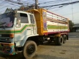 10ล้อดั้ม ISUZUROCK 240นางฟ้า ดั้มมิเนียม ยางเต็ม รถวิ่งงานอยู่