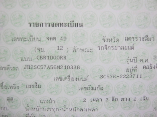 CBR 1000 RR YEAR 2006