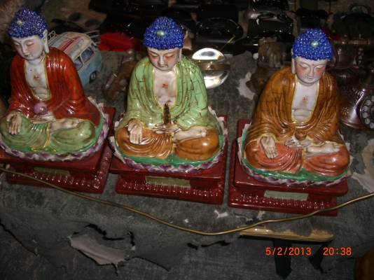 พระไตรรัตนพุทธเจ้า 3 พระิองค์  (ซำปอฮุกโจ๊ว 3 พระองค์)