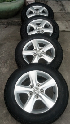 แม็กมาสด้า 3 ขอบ15 พร้อมยาง สภาพดี 195 65 15