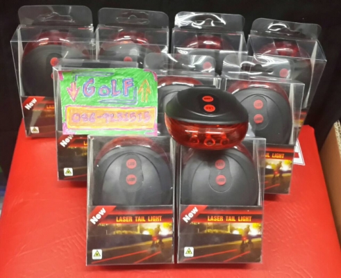 ไฟท้ายจักรยาน 2 in 1 เป็นทั้งไฟท้าย และ เลเซอร์สร้างเลน