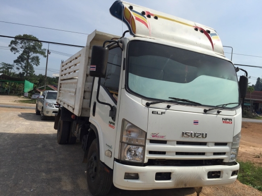 รถอีซูซุ 6 ล้อดั้ม NPR  150 แรงม้า. ปี 54  ( รถวิ่ง 19x,xxx กม. )      สนใจติดต่อ  081 - 6079515
