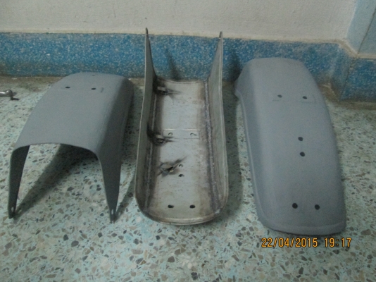 ขายบังโคลนหลัง Dt125 (โมโน)เป็นเหล็กตีใหม่ กอ๊ปแท้