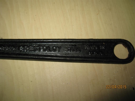 ประแจเลื่อน CRESTOLOY ขนาด 10 นิ้ว Made in U.S.A.