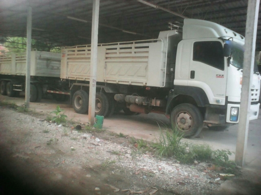 รถอีซูซุ 10 ล้อดั้ม FXZ 360 แรงม้า ปี 55. ( รถวิ่ง 8x,xxx กม. ) , ( ขายแม่ , ลูก. )    สนใจติดต่อ  081 - 6079515