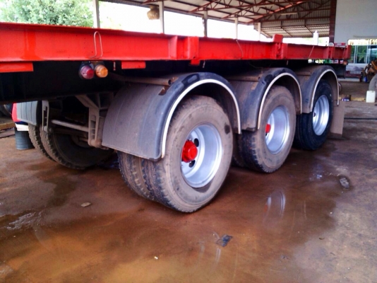 ขายด่วน รถสิบล้อหัวลาก  พร้อมหางพื้นเรียบสามเพลา  NISSAN  320  CWM 454  สภาพดี  พร้อมใช้งาน  เอกสารพร้อม