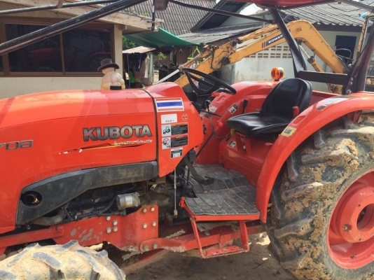 รถไถ KUBOTA 4708 ชม. 650 ชม. สวยสภาพดี