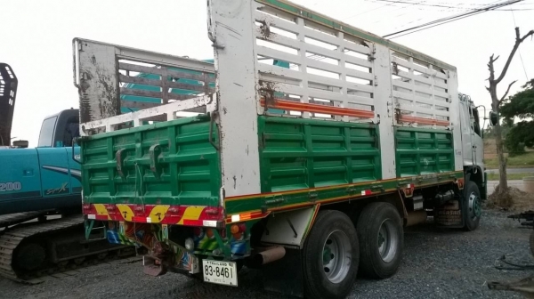 ขายรถพ่วง  แม่ลูก-ไม่ดั้ม HINO 344 แรงม้า เบรคแห้ง ออกห้างปี 54 สภาพสวยพร้อมใช้งาน คัสซีสวยตลอดเส้น เครื่องเดิม เกียร์เดิม ยางเรเดียลเต็ม ทะเบียนพร้อมโอนครับ ราคาคุยกันได้