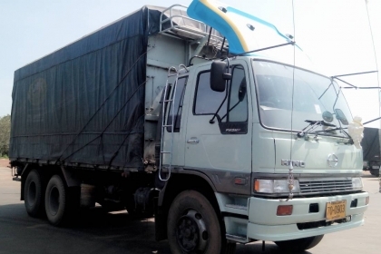 ขายHino FL1J 210แรงม้า เครื่อง JO8C เพลาเดียวเกียเดิมพร้อมแอร์พร้อมลูกพ่วง ขายถูก