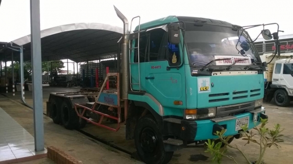 ขายหัวลาก NISSAN UD เครื่อง V 8 สูบ 320 แรงม้า คัสซีสวย ช่วงล่างแน่น ยกหัวไฟฟ้า ทะเบียนพร้อมโอน ราคาต่อรองได้ครับ