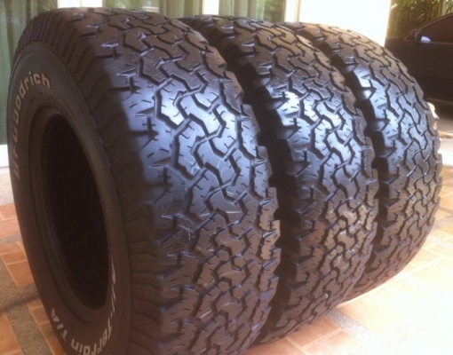 ยาง BF goodrich 31 10.5 R15 ปี12 จำนวน 3เส้น