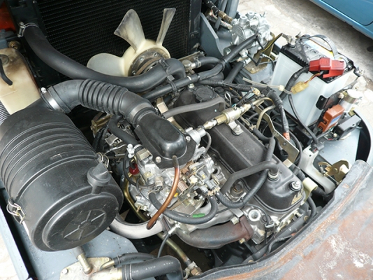 ขายรถโฟล์คลิฟท์มือสอง toyota รุ่น 6FG20 ราคา 195,000 บาท นำเข้าจากประเทศญี่ปุ่น 100\% ไม่เคยใช้งานในไทย