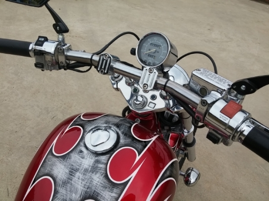 ขาย STEED 400 ปี94 ถังใหญ่ สีใหม่ลายcustoms สพม.