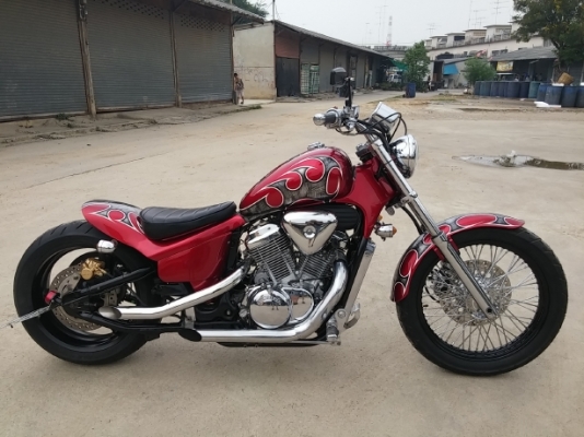 ขาย STEED 400 ปี94 ถังใหญ่ สีใหม่ลายcustoms สพม.