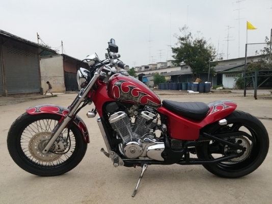 ขาย STEED 400 ปี94 ถังใหญ่ สีใหม่ลายcustoms สพม.