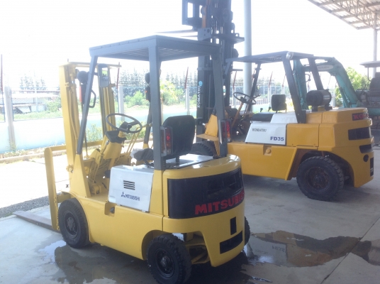 ขายฟอร์คลิฟต์Mitsubishiรุ่นFD10มือสองญี่ปุ่นสภาพดีพร้อมใช้งาน