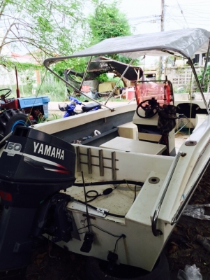 ขายเรือ ไฟเบอร์ 18 ฟุต เครื่อง yamaha 60 แรง ขายเรือ ไฟเบอร์ 18 ฟุต เครื่อง yamaha 60 แรง