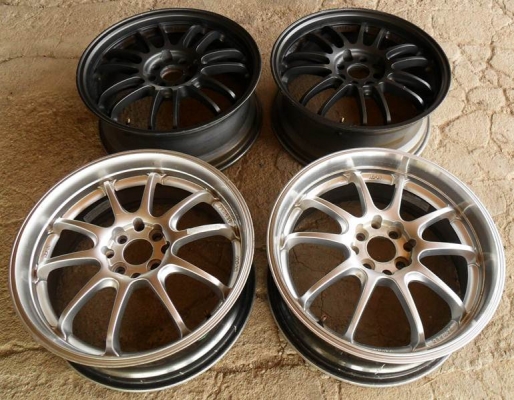 แม็กซิ่ง Raysแท้ ขอบ17 ญี่ปุ่นแท้ -4รู100 และ4รู114 (4วง4,900บ.)