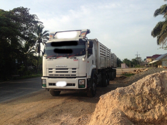 ขายรถ22ล้อดั้มพ์ ISUZU DECA 360 แรงม้า ปี55 สวยเดิม มี2พ่วง สนใจโทร 081-970-1072