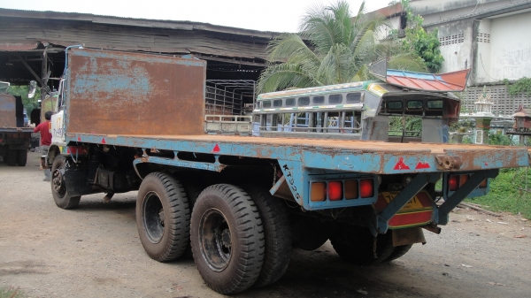 HINO KT925 10ล้อเพลาเดียว พื้นเรียบ เครื่องEH700 เครื่องดี แน่น ยาว6.25ม.ยางใหม่10เส้น ราคาถูก