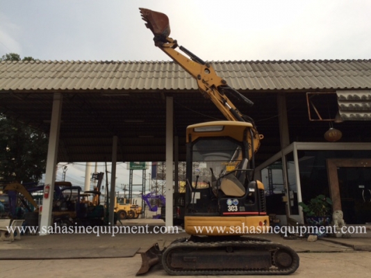 รถขุด ยี่ห้อ CAT รุ่น 303SR S/N FAD002XX สภาพดีมาก บจก.สหสินอีควิปเม้นท์ โทร.081-5851880, 02-5168100-1 www.sahasinequipment.com รถขุด ยี่ห้อ CAT รุ่น 303SR S/N FAD002XX สภาพดีมาก บจก.สหสินอีควิปเม้นท์ โทร.081-5851880, 02-5168100-1 www.sahasinequipment.com