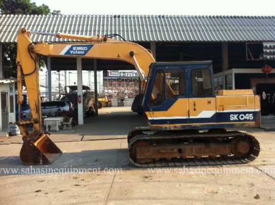 รถขุด ยี่ห้อ KOBELCO รุ่น SK045-2 S/N 020XX นำเข้า ขายถูก บจก.สหสินอีควิปเม้นท์ โทร.081-5851880, 02-5168100-1 www.sahasinequipment.com