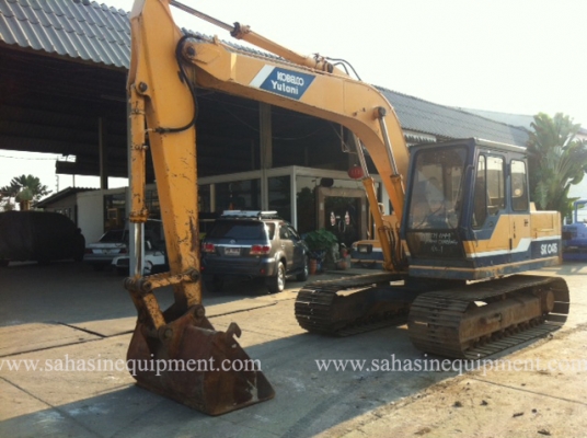 รถขุด ยี่ห้อ KOBELCO รุ่น SK045-2 S/N 020XX นำเข้า ขายถูก บจก.สหสินอีควิปเม้นท์ โทร.081-5851880, 02-5168100-1 www.sahasinequipment.com รถขุด ยี่ห้อ KOBELCO รุ่น SK045-2 S/N 020XX นำเข้า ขายถูก บจก.สหสินอีควิปเม้นท์ โทร.081-5851880, 02-5168100-1 www.sahasinequipment.com