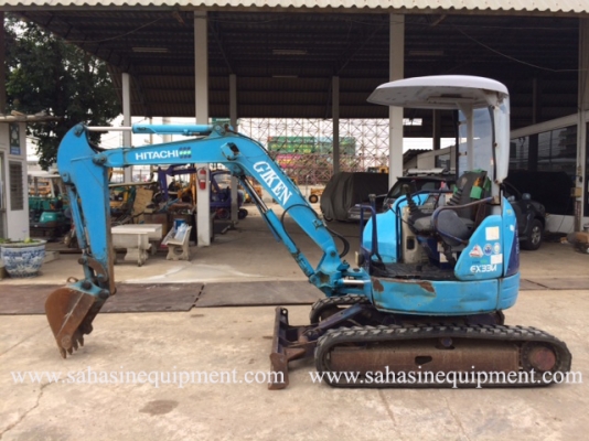 รถขุด ยี่ห้อ HITACHI รุ่น EX33U S/N BNP001XX นำเข้า สภาพดี บจก.สหสินอีควิปเม้นท์ โทร.081-5851880, 02-5168100-1 www.sahasinequipment.com