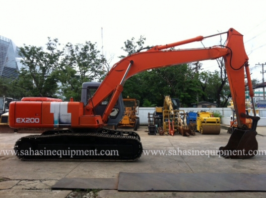 รถขุด ยี่ห้อ HITACHI รุ่น EX200-2 S/N 742XX สภาพดี บจก.สหสินอีควิปเม้นท์ โทร.081-5851880, 02-5168100-1 www.sahasinequipment.com รถขุด ยี่ห้อ HITACHI รุ่น EX200-2 S/N 742XX สภาพดี บจก.สหสินอีควิปเม้นท์ โทร.081-5851880, 02-5168100-1 www.sahasinequipment.com