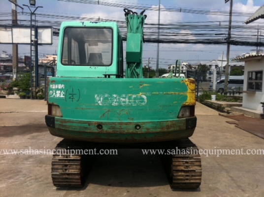 รถขุด ยี่ห้อ KOBELCO รุ่น SK60-1 S/N LE117XX นำเข้า บจก.สหสินอีควิปเม้นท์ โทร.081-5851880, 02-5168100-1 www.sahasinequipment.com