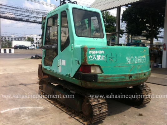 รถขุด ยี่ห้อ KOBELCO รุ่น SK60-1 S/N LE117XX นำเข้า บจก.สหสินอีควิปเม้นท์ โทร.081-5851880, 02-5168100-1 www.sahasinequipment.com