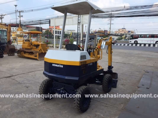 รถขุดล้อยาง ยี่ห้อKOMATSU รุ่น PW05 S/N 11XX นำเข้า บจก.สหสินอีควิปเม้นท์ โทร.081-5851880, 02-5168100-1 www.sahasinequipment.com รถขุดล้อยาง ยี่ห้อKOMATSU รุ่น PW05 S/N 11XX นำเข้า บจก.สหสินอีควิปเม้นท์ โทร.081-5851880, 02-5168100-1 www.sahasinequipment.com