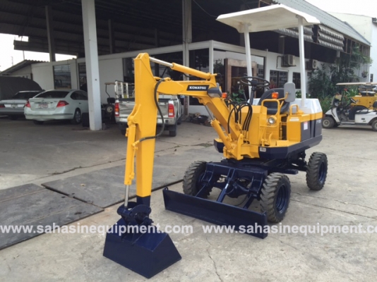 รถขุดล้อยาง ยี่ห้อKOMATSU รุ่น PW05 S/N 11XX นำเข้า บจก.สหสินอีควิปเม้นท์ โทร.081-5851880, 02-5168100-1 www.sahasinequipment.com รถขุดล้อยาง ยี่ห้อKOMATSU รุ่น PW05 S/N 11XX นำเข้า บจก.สหสินอีควิปเม้นท์ โทร.081-5851880, 02-5168100-1 www.sahasinequipment.com