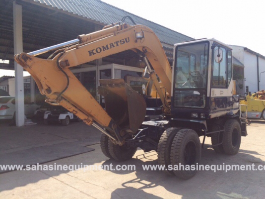 รถขุดล้อยาง ยี่ห้อKOMATSU รุ่น PW60-3 S/N 023XX สภาพดี บจก.สหสินอีควิปเม้นท์ โทร.081-5851880, 02-5168100-1 www.sahasinequipment.com รถขุดล้อยาง ยี่ห้อKOMATSU รุ่น PW60-3 S/N 023XX สภาพดี บจก.สหสินอีควิปเม้นท์ โทร.081-5851880, 02-5168100-1 www.sahasinequipment.com