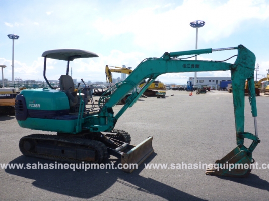 รถขุด ยี่ห้อ KOMATSU รุ่น PC35R-8 S/N 35494 นำเข้า บจก.สหสินอีควิปเม้นท์ โทร.081-5851880, 02-5168100-1 www.sahasinequipment.com