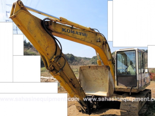 รถขุด ยี่ห้อ KOMATSU รุ่น PC120-5 S/N 40803 นำเข้า บจก.สหสินอีควิปเม้นท์ โทร.081-5851880, 02-5168100-1 www.sahasinequipment.com