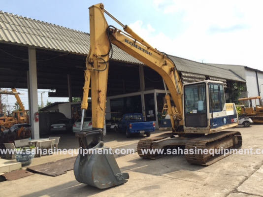 รถขุด ยี่ห้อ KOMATSU รุ่น PC120-5 S/N 40803 นำเข้า บจก.สหสินอีควิปเม้นท์ โทร.081-5851880, 02-5168100-1 www.sahasinequipment.com