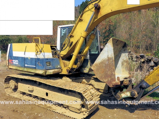 รถขุด ยี่ห้อ KOMATSU รุ่น PC120-5 S/N 40803 นำเข้า บจก.สหสินอีควิปเม้นท์ โทร.081-5851880, 02-5168100-1 www.sahasinequipment.com