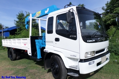 ขาย 6 ล้อ อีซูซุ เดก้า เครน 4 .5 ตัน ทอร์นาโด้ 195 แรง ยาว 6.50 ม.ปี 1997 สภาพเดิม สนใจชมรถก่อนได้ครับ ติดต่อ 081-9425443