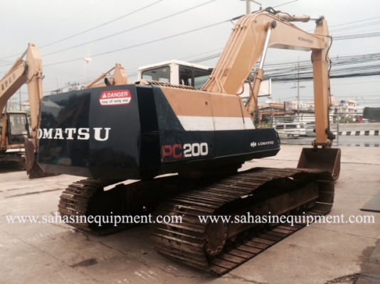รถขุด ยี่ห้อ KOMATSU รุ่น PC200-5 S/N488XX บจก.สหสินอีควิปเม้นท์ โทร.081-5851880, 02-5168100-1 www.sahasinequipment.com รถขุด ยี่ห้อ KOMATSU รุ่น PC200-5 S/N488XX บจก.สหสินอีควิปเม้นท์ โทร.081-5851880, 02-5168100-1 www.sahasinequipment.com