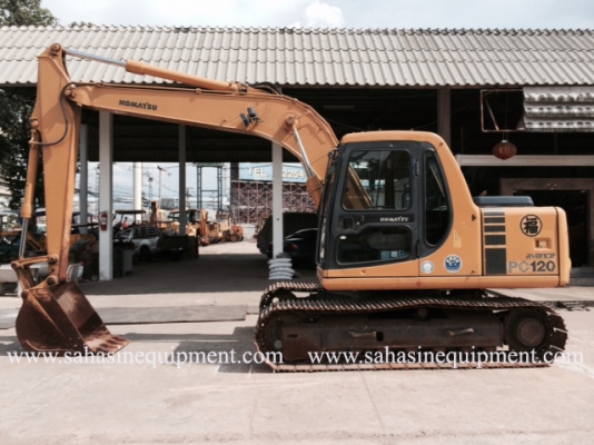 รถขุด ยี่ห้อ KOMATSU รุ่น PC120-6E S/N546XX สภาพดีมาก บจก.สหสินอีควิปเม้นท์ โทร.081-5851880, 02-5168100-1 www.sahasinequipment.com
