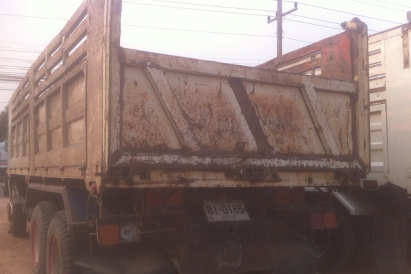 ขาย HINO SUMO 227 สองเพลาดั๊ม เครื่อง+เกียเดิม กระบะเหล็ก