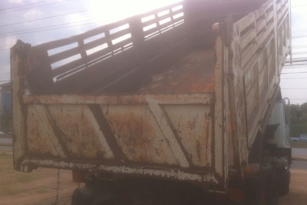 ขาย HINO SUMO 227 สองเพลาดั๊ม เครื่อง+เกียเดิม กระบะเหล็ก