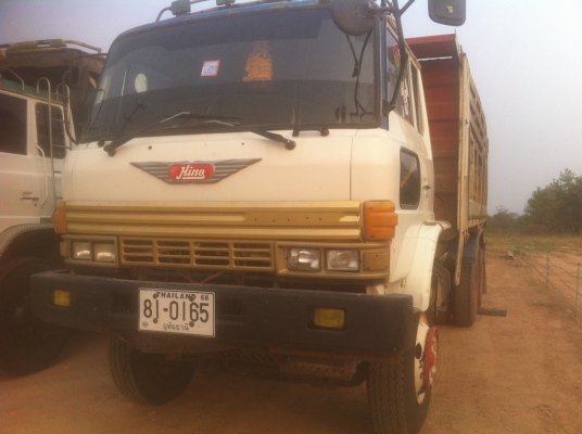 ขาย HINO SUMO 227 สองเพลาดั๊ม เครื่อง+เกียเดิม กระบะเหล็ก