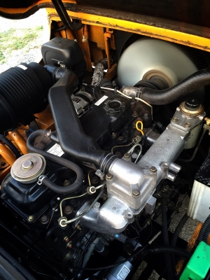 ขายถูก รถโฟล์คลิฟท์ TCM ขนาด2.5ตัน เครื่องยนต์ดีเซล เกียร์ธรรมดา ยกได้สูงสุด3เมตร